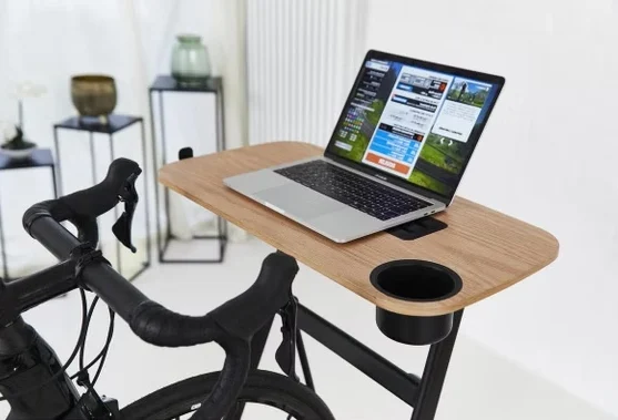 mesa plegable van rysel para entrenar rodillo en casa